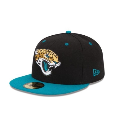 Jacksonville Jaguars Gorra | New Era NFL 2tone 59fifty Fitted Cap Mexico - Negros